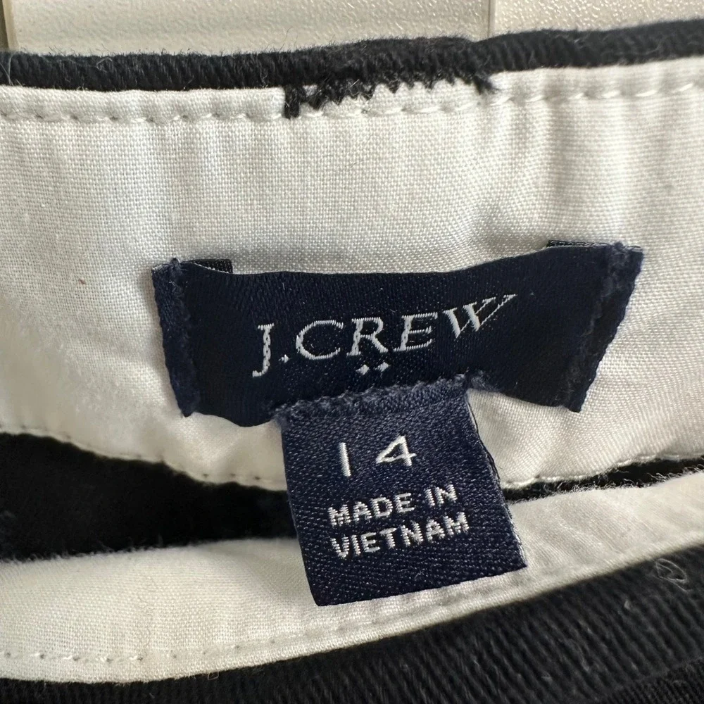 J.Crew Chino Shorts Womens 14 Black 5